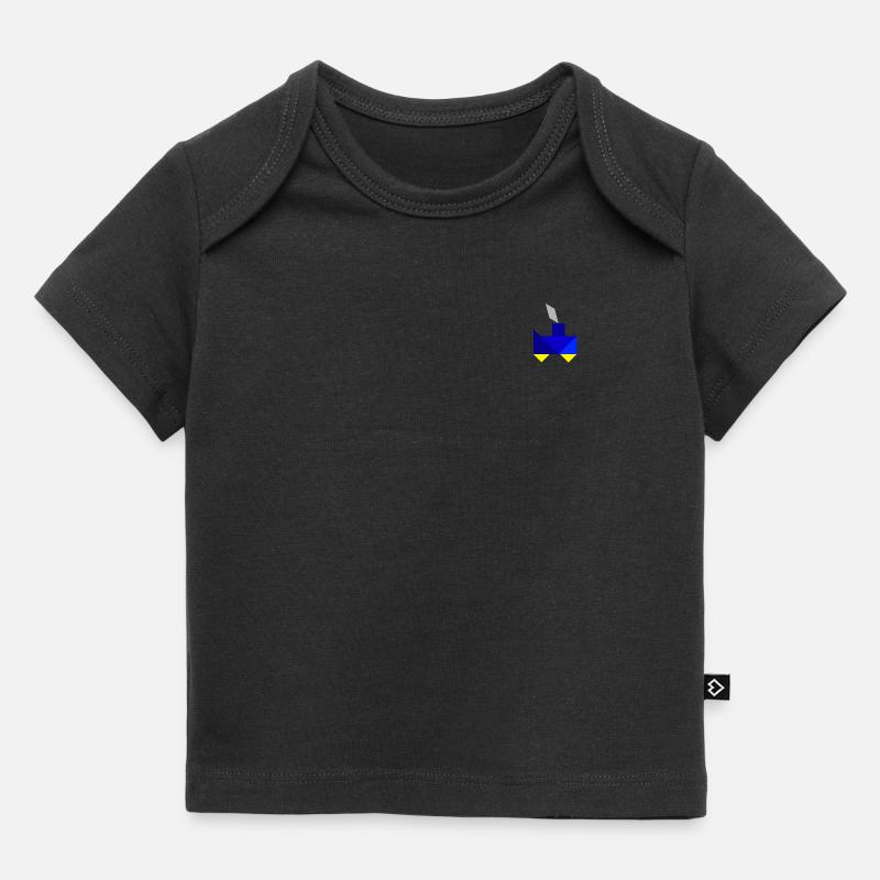 Train - Tangram - T-shirt Premium bébé bio - noir