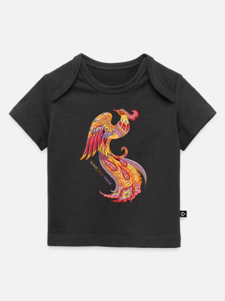 Feuervogel Rarog slawischer Phönix - Baby Premium Organic T-Shirt - Schwarz