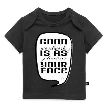lumberman john carpenter tshirts humor birthday - Baby Premium Organic T-Shirt - Schwarz - Vorne