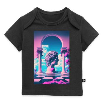 Eine Vaporwave Erkundung von Schönheit und Antike - Baby Premium Organic T-Shirt - Schwarz - Vorne