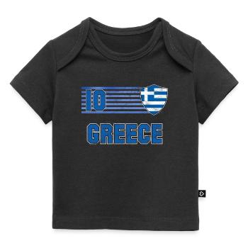Grèce - T-shirt Premium bébé bio - noir - Devant