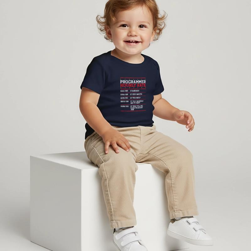 Programmer Hourly Rate Support Coder Labor IT Baby Premium Organic T-shirt