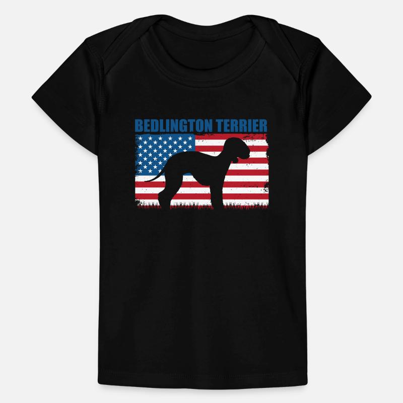 Bedlington Terrier T-shirt Premium bébé bio