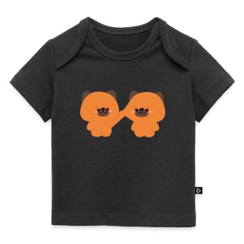 Deutscher Schäferhund-Ehepaar - Baby Premium Organic T-Shirt - Schwarz - Vorne
