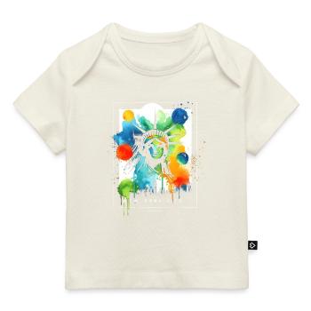 Vibrant NYC Liberty - Baby Premium Organic T-shirt - dark navy - Front