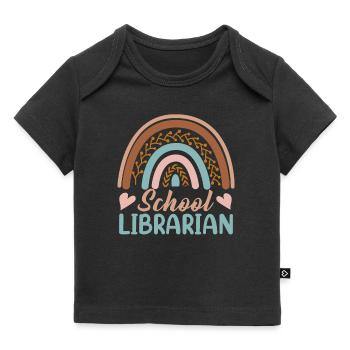 School Librarian Design for Librarians - Baby Premium Organic T-shirt - black - Front