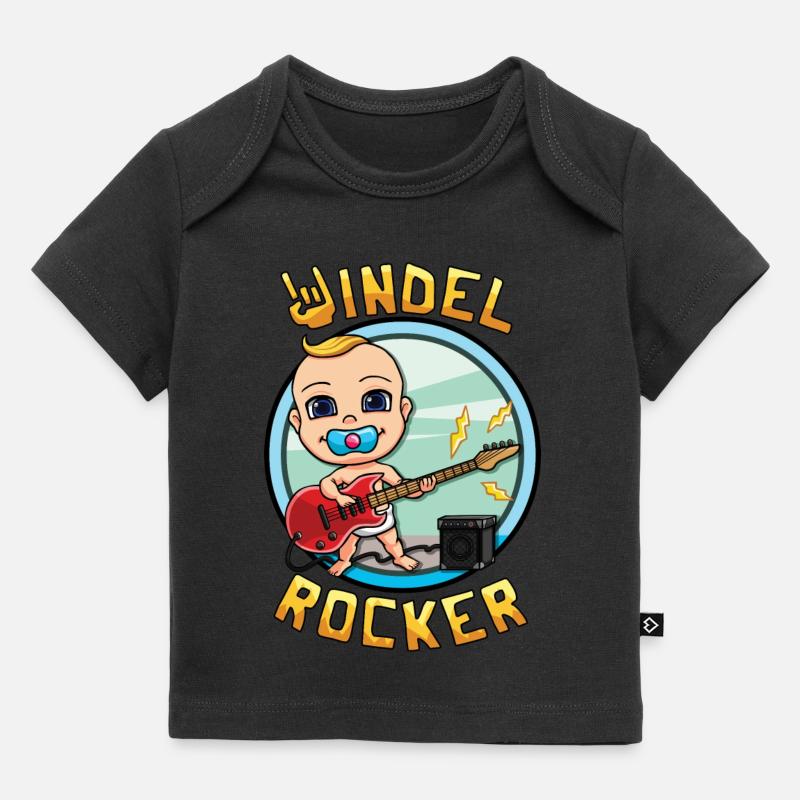 ROBE À COUCHES - T-shirt Premium bébé bio - noir