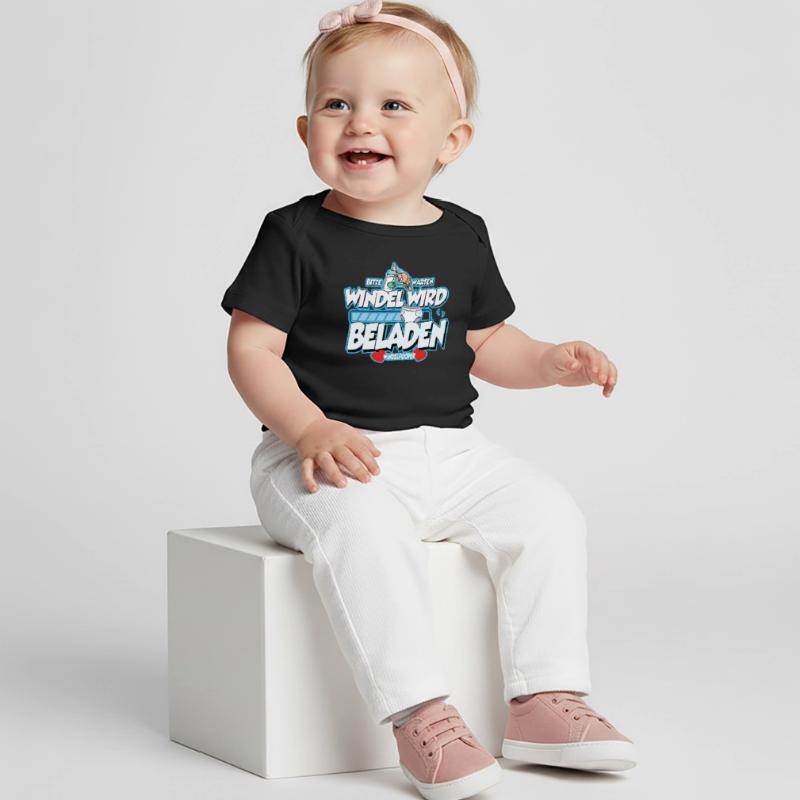 Windelpooper Windel wird beladen Junge Geschenk Baby Premium Organic T-Shirt