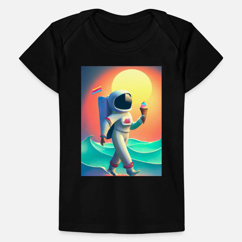 Astronaut mit Eiscreme Baby Premium Organic T-Shirt