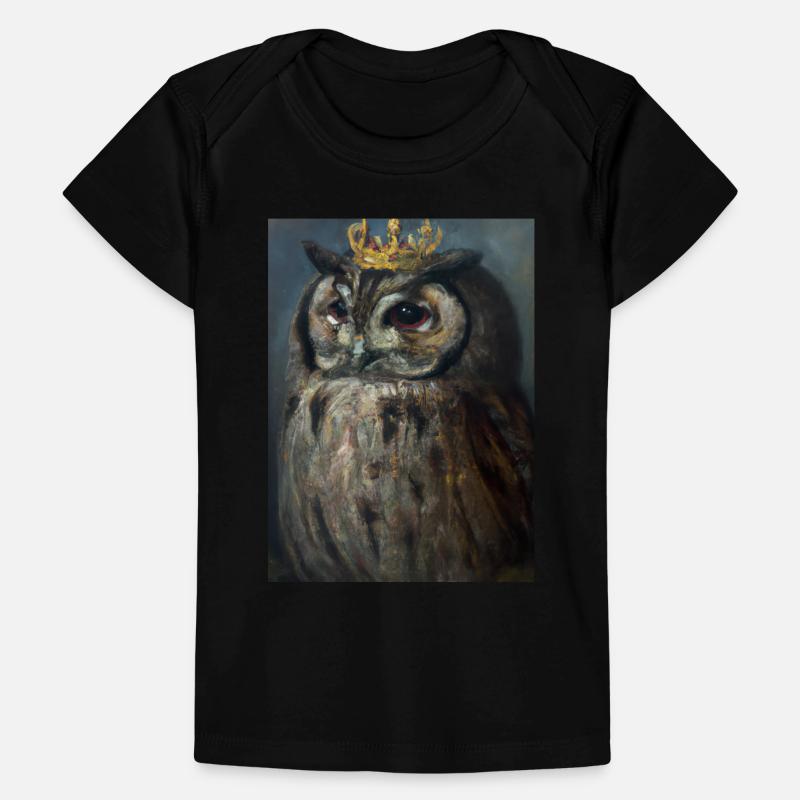 Eule mit Krone Baby Premium Organic T-Shirt