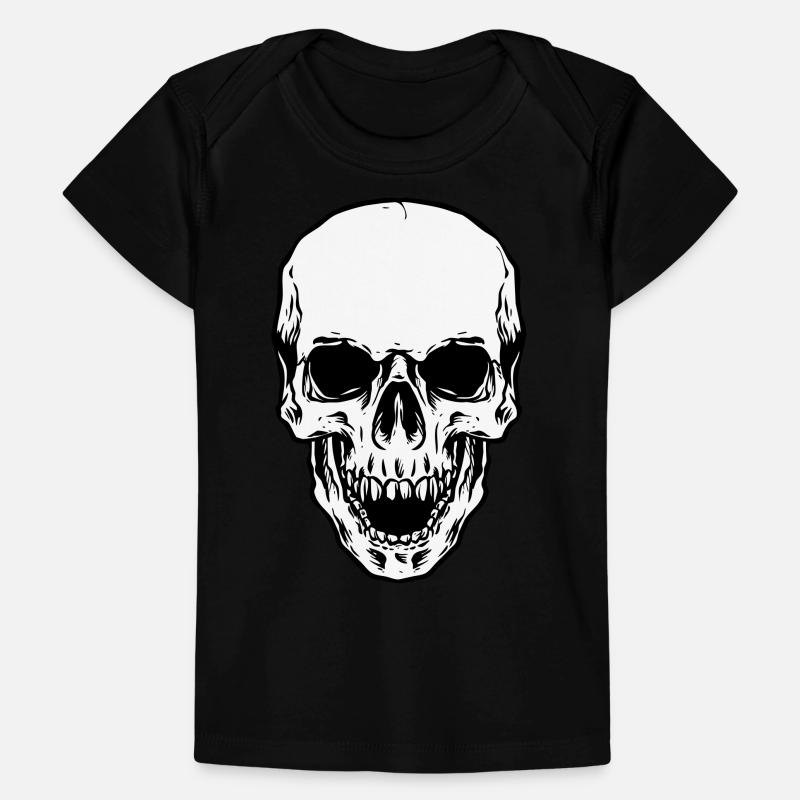 Skull Head Baby Premium Organic T-Shirt