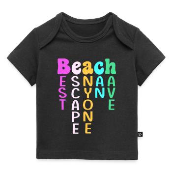 Kreuzfahrtschiff Kreuzfahrt - Baby Premium Organic T-Shirt - Schwarz - Vorne