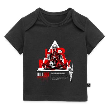 Harmony Skull / Totenkopf Relax / chill out FS0218 - Baby Premium Organic T-shirt - black - Front