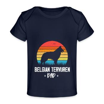 Belgian Tervuren - Baby Premium Organic T-shirt - dark navy - Front