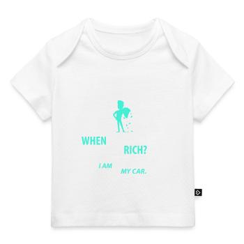 Déjà riche : ma voiture - T-shirt Premium bébé bio - marine foncé - Devant
