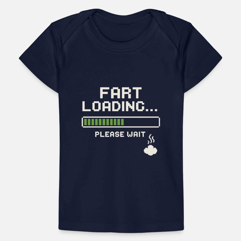 Fart Loading Bitte warten Baby Premium Organic T-Shirt