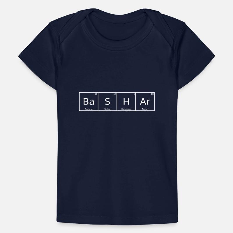 Bashar Name First Name Chemistry Periodic Table Elements Baby Premium Organic T-shirt