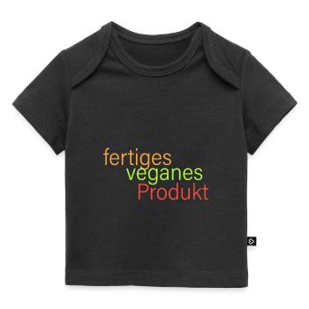 fertiges veganes Produkt - Baby Premium Organic T-Shirt - Schwarz - Vorne