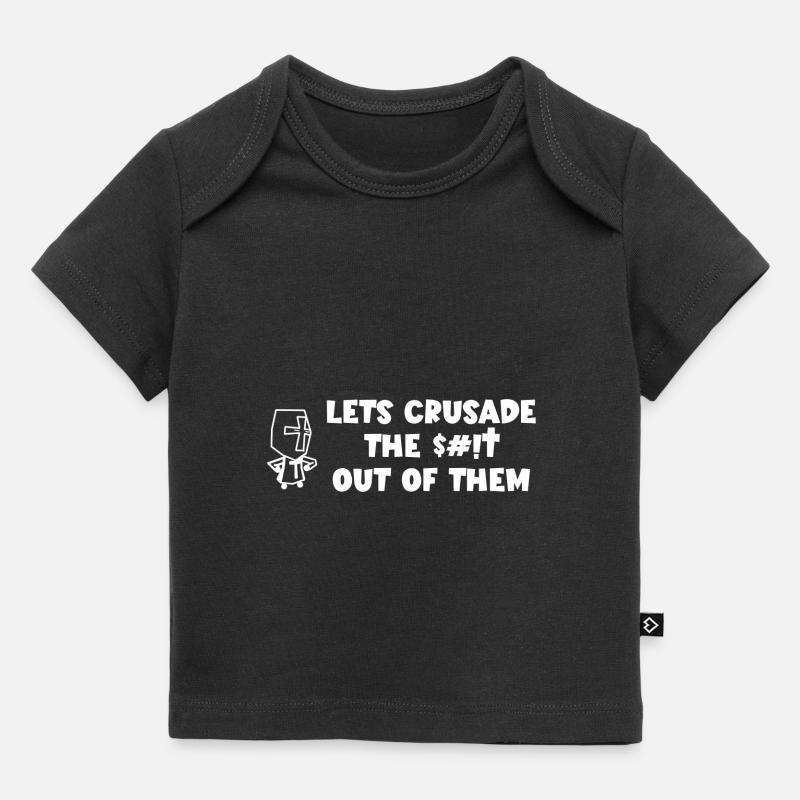 Crusader - Baby Premium Organic T-Shirt - Schwarz