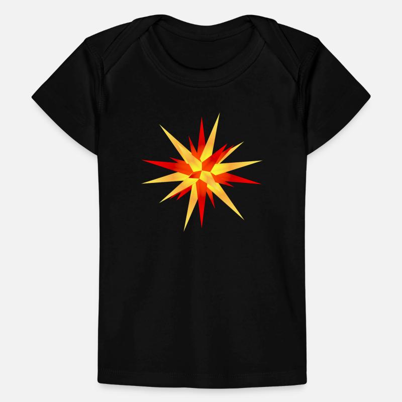 poinsettia yellow-red 1 Baby Premium Organic T-shirt