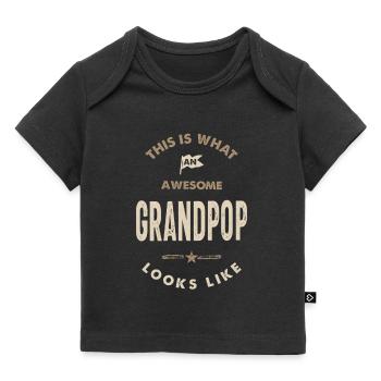 Awesome Grandpop - Baby Premium Organic T-shirt - black - Front