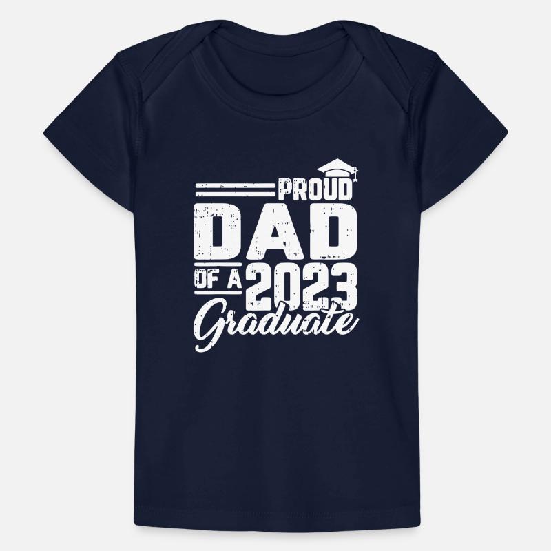 Stolzer Vater eines Absolventen-Abschlusses 2023 Baby Premium Organic T-Shirt