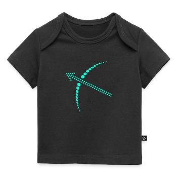 Flèche et arc - T-shirt Premium bébé bio - noir - Devant