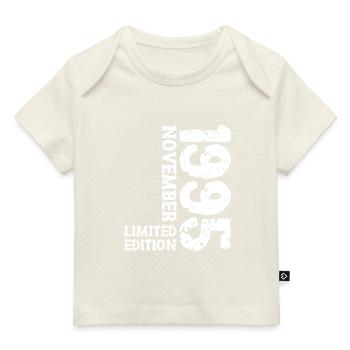 1995 November Limited Edition 28. Geburtstag Deko - Baby Premium Organic T-Shirt - Dunkelnavy - Vorne