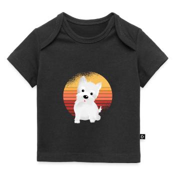 Westie gift idea - Baby Premium Organic T-shirt - black - Front