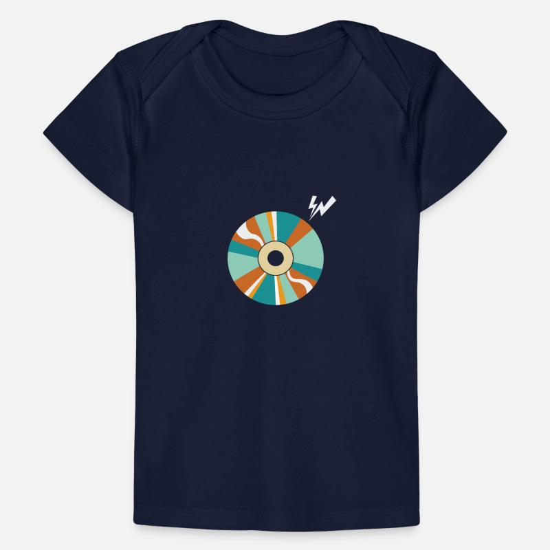 Support de données pour module de stockage rétro CD-Rom T-shirt Premium bébé bio