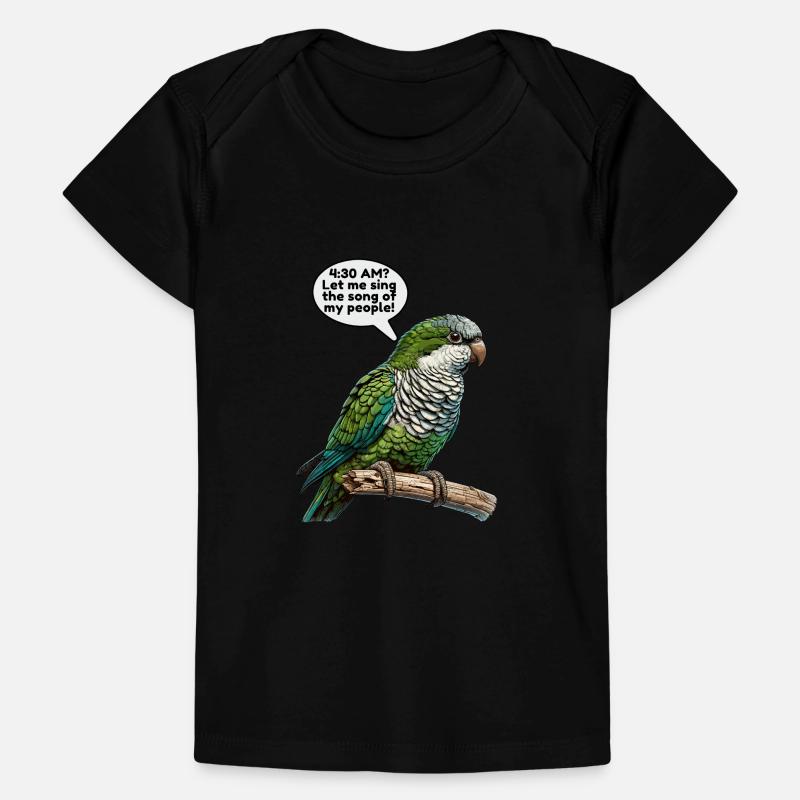 Quaker Parrot Monk Parakeet Baby Premium Organic T-shirt