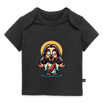Funny Atheist Jesus Christmas - Baby Premium Organic T-shirt - black - Front