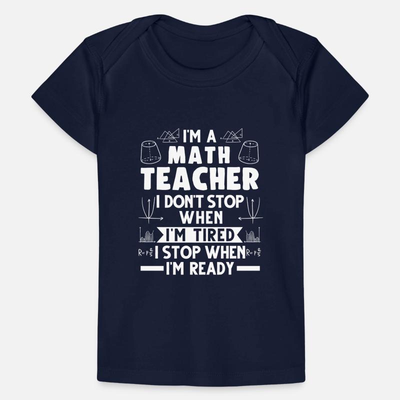Mathelehrer Mathe-Lehrer Mathe-Lehrer Geschenk Baby Premium Organic T-Shirt