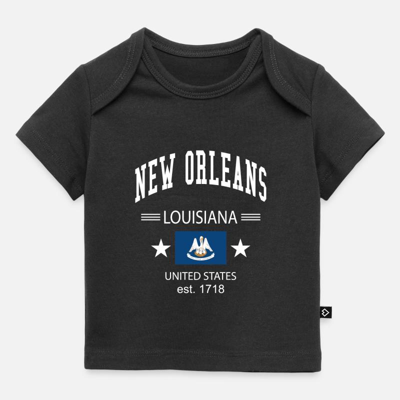 Nouvelle-Orléans - T-shirt Premium bébé bio - noir