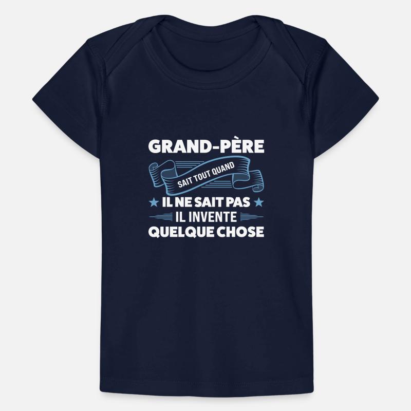 Papi Papi Famille Geschenk Baby Premium Organic T-Shirt