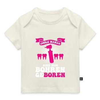 Zahn Zahnarzt Bohren Zahn Geschenk - Baby Premium Organic T-Shirt - Dunkelnavy - Vorne