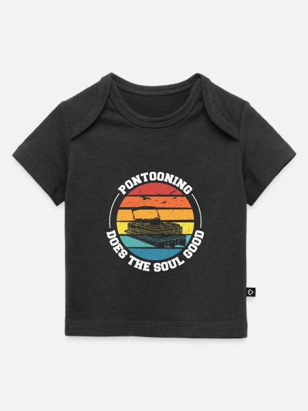 Ponton Pontonierboot Geschenk - Baby Premium Organic T-Shirt - Schwarz