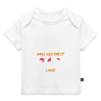 Denglisch Mary Kristmes Merry Christmes Teacher - Baby Premium Organic T-shirt - dark navy - Front