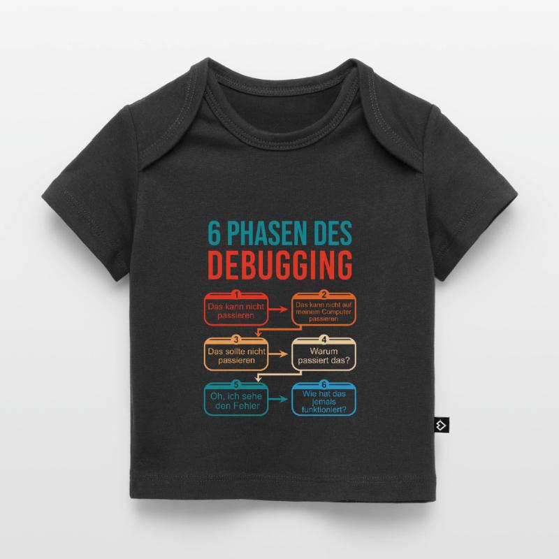 6 Phasen des Debugging für Programmierer Baby Premium Organic T-Shirt