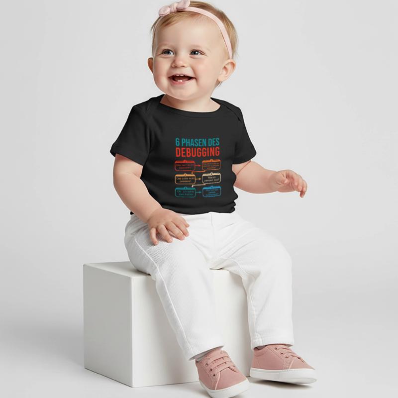 6 Phasen des Debugging für Programmierer Baby Premium Organic T-Shirt