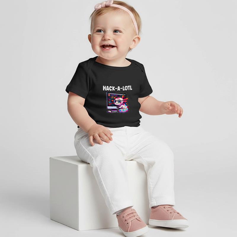 Cadeau de programmation drôle d’axolotl codage T-shirt Premium bébé bio