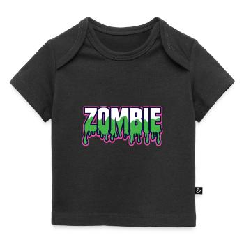 Horreur, Zombie, Halloween Design - T-shirt Premium bébé bio - noir - Devant