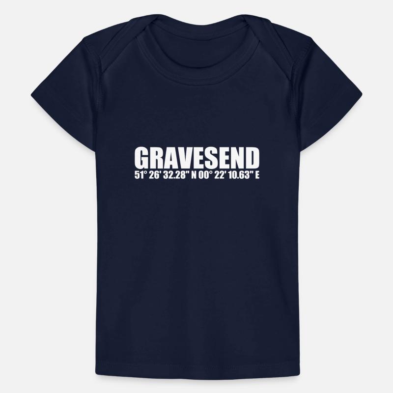 Gravesend coordinates Baby Premium Organic T-shirt