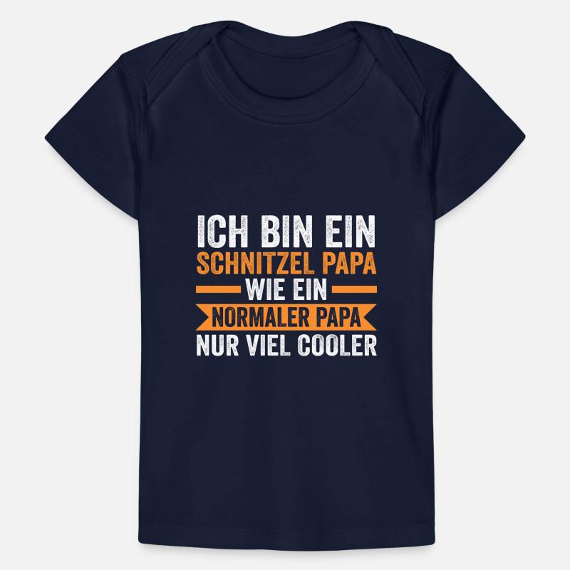 Schnitzel Papa Schnitzel Papa Geschenk Baby Premium Organic T-Shirt
