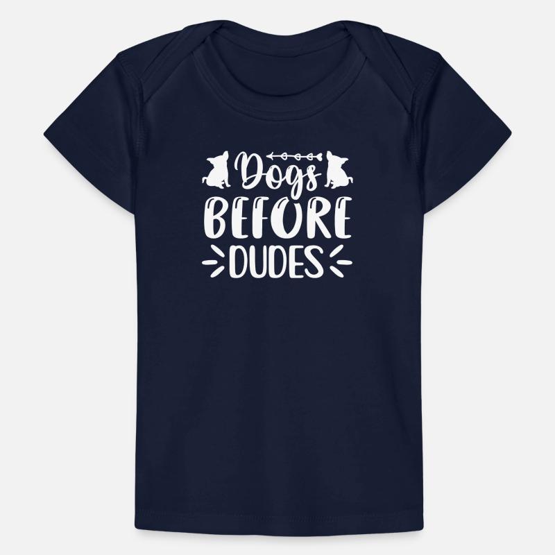 Chiens devant les gars T-shirt Premium bébé bio