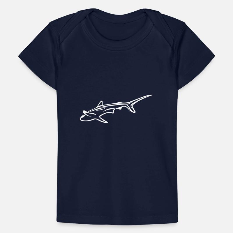 Requin élégant dans le courant de dérive T-shirt Premium bébé bio