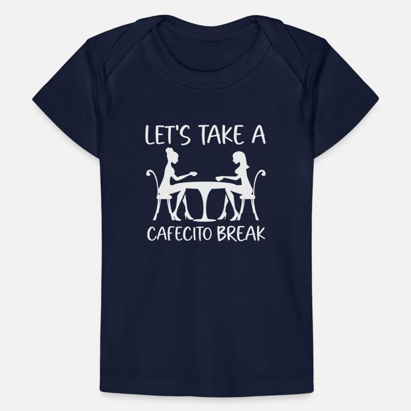 Cafecito Lover Drinking Cafecito Mix Cuban Coffee Baby Premium Organic T-shirt