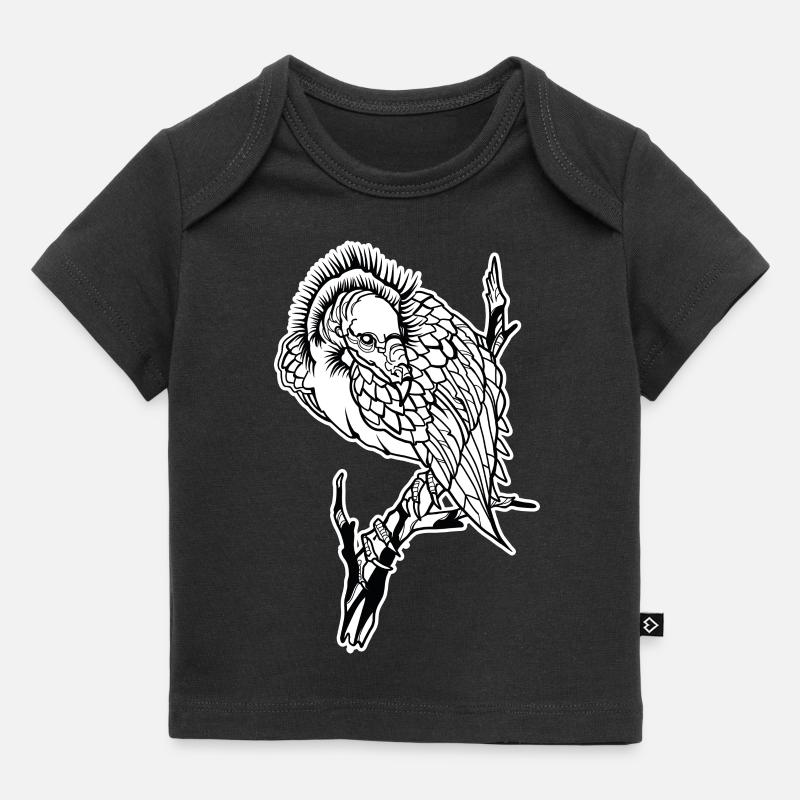 Vautour // Illustration - T-shirt Premium bébé bio - noir