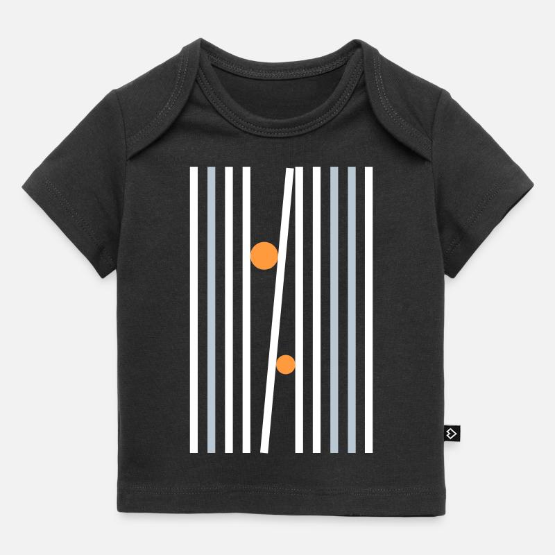 Conception abstraite - T-shirt Premium bébé bio - noir