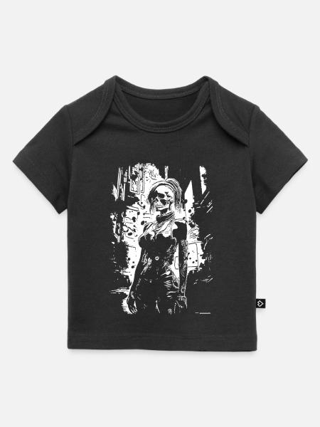 Skull Face Urbanheld - Baby Premium Organic T-Shirt - Schwarz